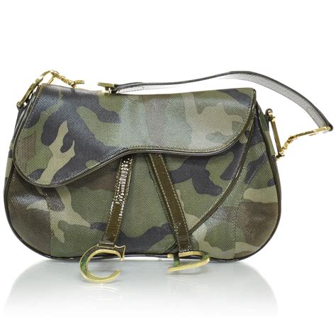 christian dior camouflage saddle bag|fashionphile dior saddle bag.